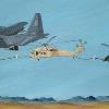 Wall Mural donated to the 305th RQS, Davis Monthan A.F.B., Tucson, AZ.